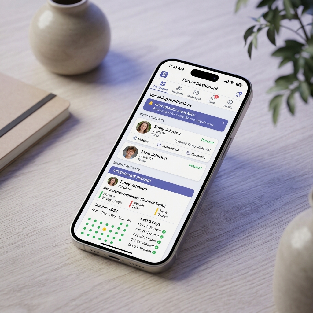 Application mobile parents SnapSchool